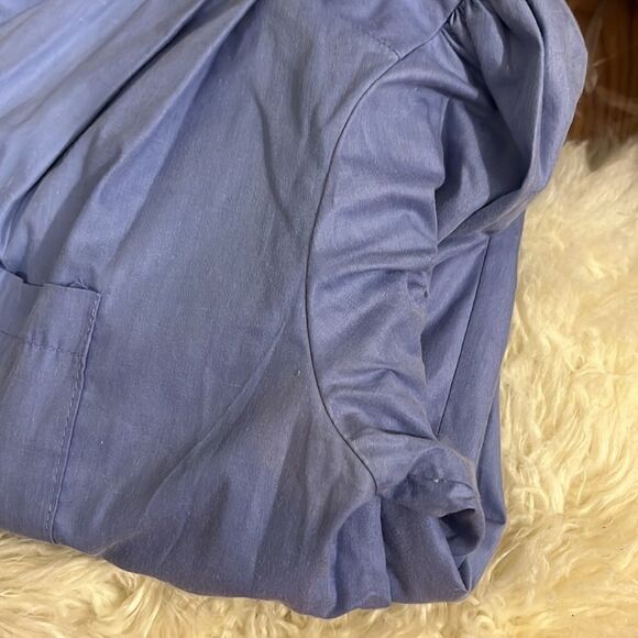 Vintage 90’s Byer Too! Blue Button Down Cotton Blend Jumpsuit S - Picture 9 of 9